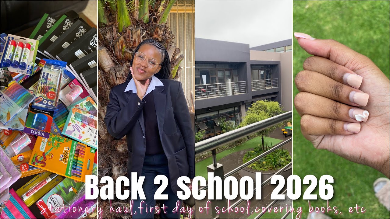 BACK TO SCHOOL 2026: STATIONERY HAUL,FIRST DAY OF SCHOOL,ETC || SOUTH AFRICAN YOUTUBER 🇿🇦
