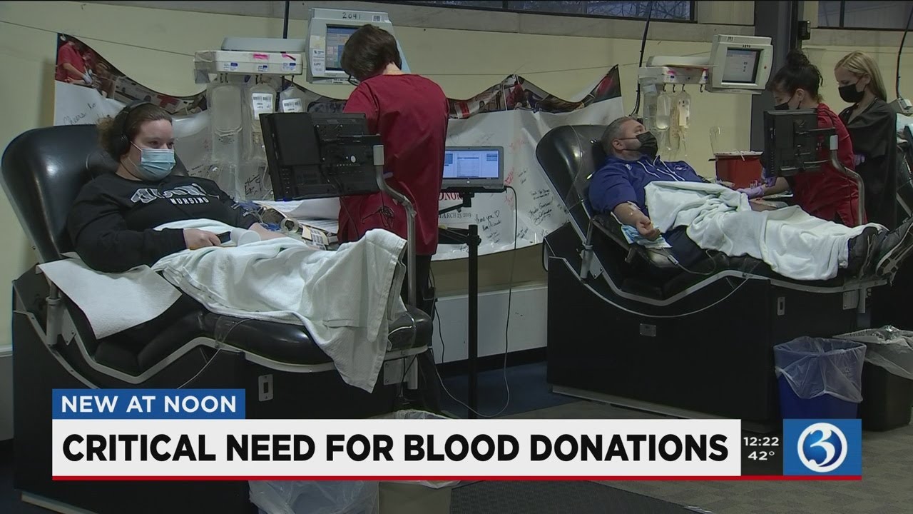 VIDEO: Organizations seeing large shortage of blood donations