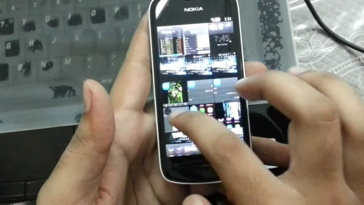 Slide Unlock and Gallery Updates Demo on Nokia 808 PureView - Nokia Belle FP2