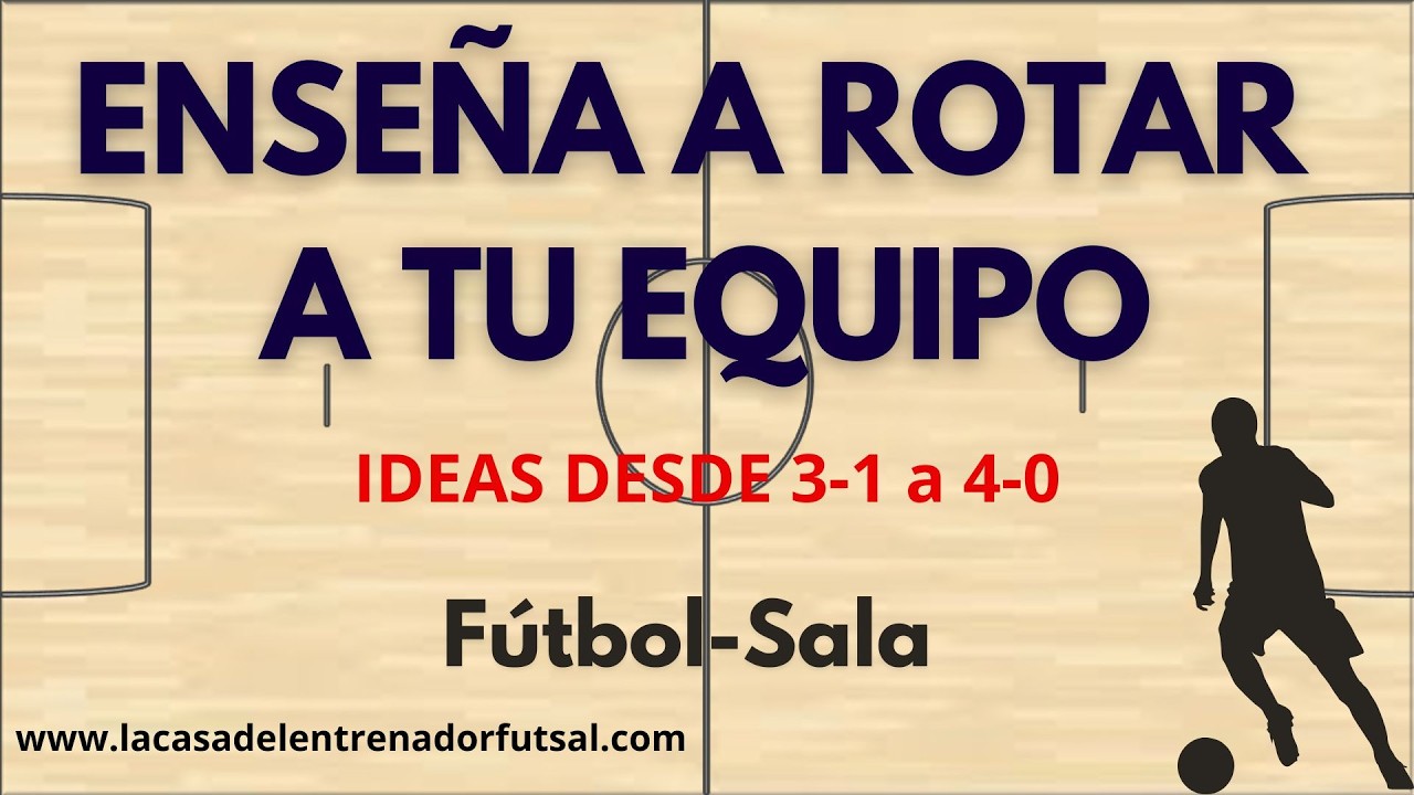 Rotación en Futsal: Cómo Enseñarla en el Sistema 3-1 y 4-0 (Explicado Fácil)