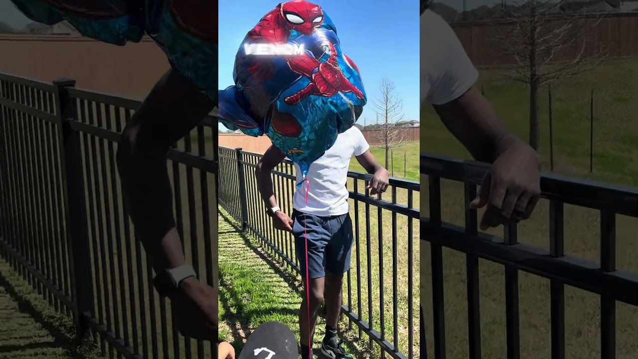 Dad destroys son Spider-Man balloon #shorts