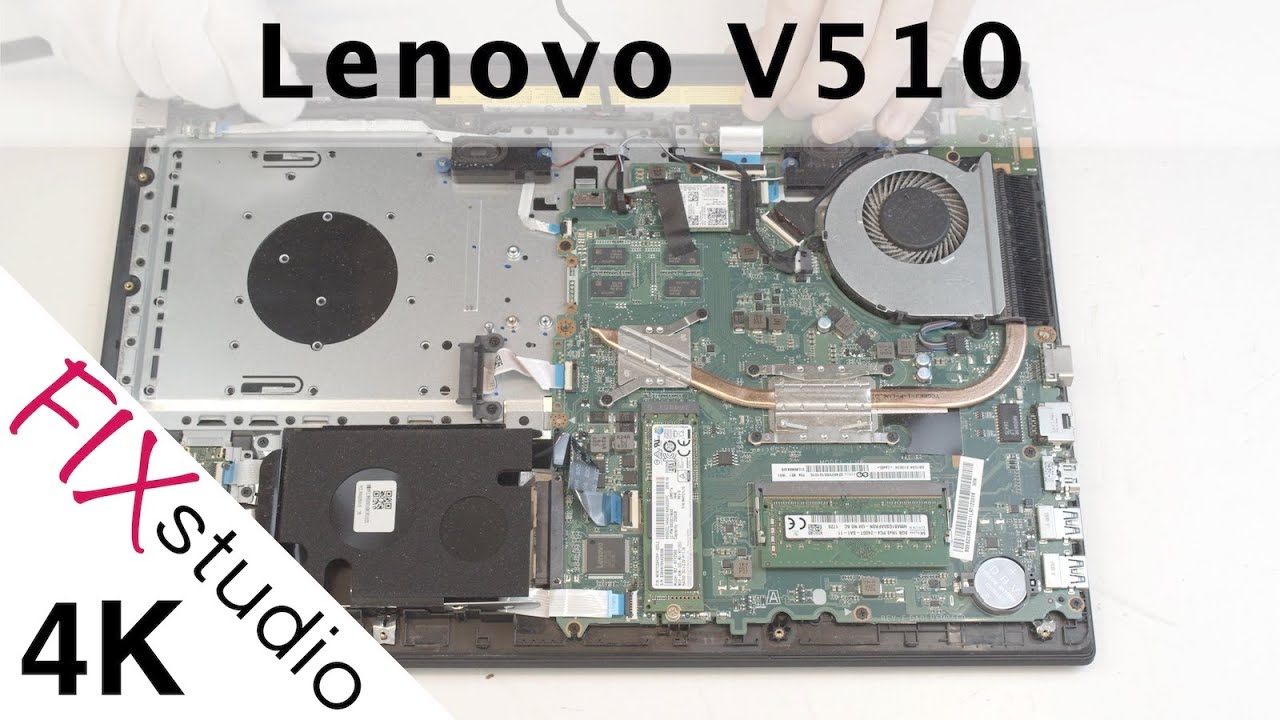 Lenovo V510 -  disassemble [4k]