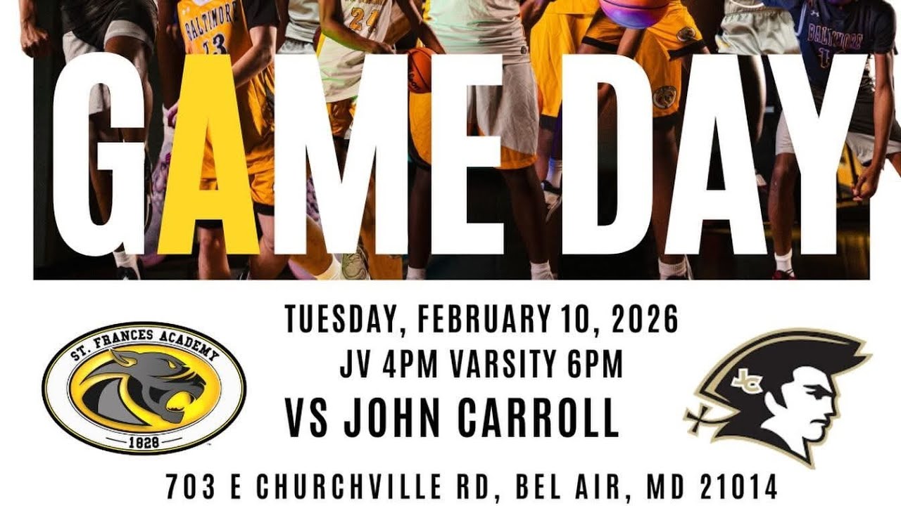 (#24)Saint Frances Academy vs John Carroll School Game- 2025-26 DSN DMV HS Basketball Showcase