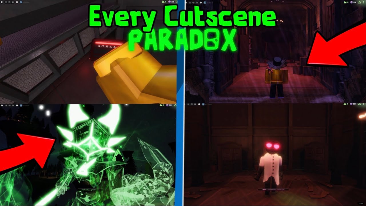 *EVERY* CUTSCENE in Roblox Paradox&hellip; (good + bad ending)