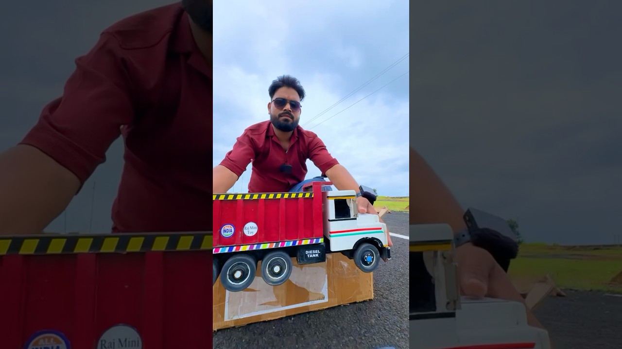 Tata truck unboxing #rajminitoy #farming #trending #shorts