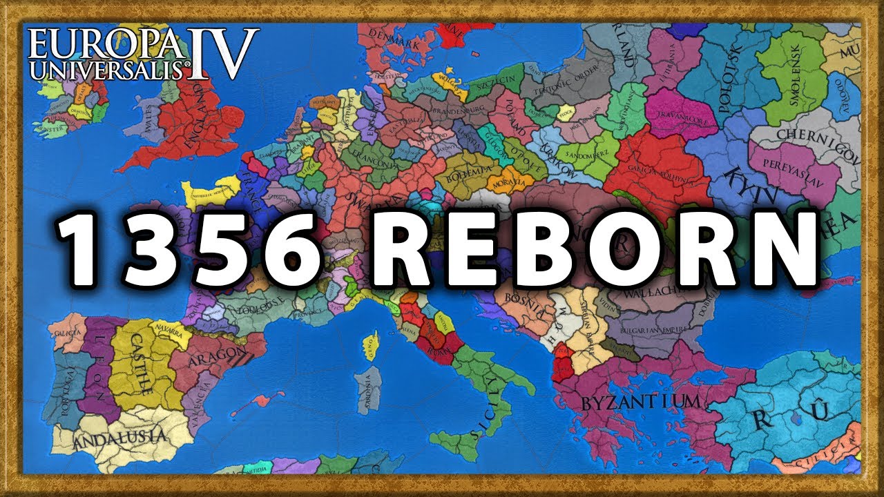EU4 but it starts in 1356 - AI only timelapse 