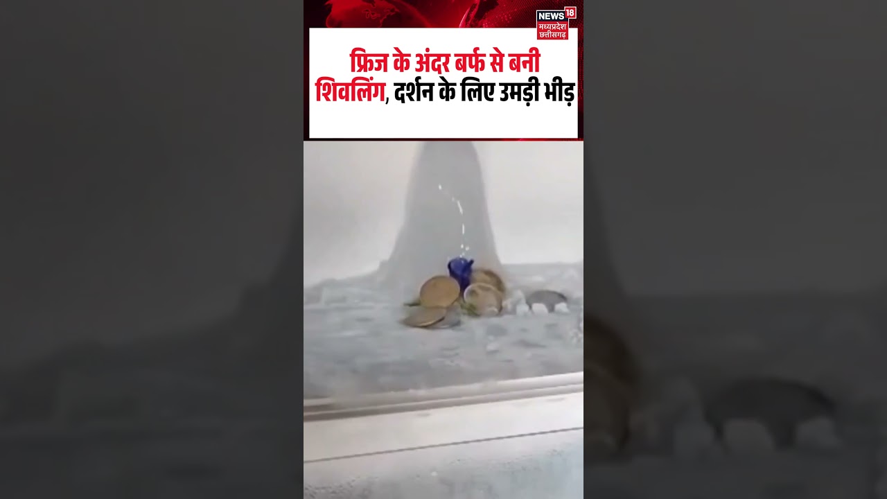 Agra Shivling Found in Fridge Viral Video: फ्रिज के अंदर बर्फ से बनी शिवलिंग, दर्शन के लिए उमड़ी भीड़!