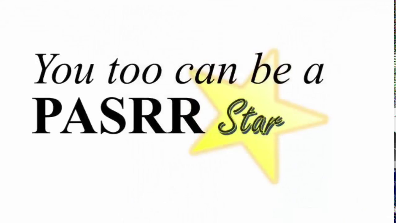 Learn how to be a PASRR