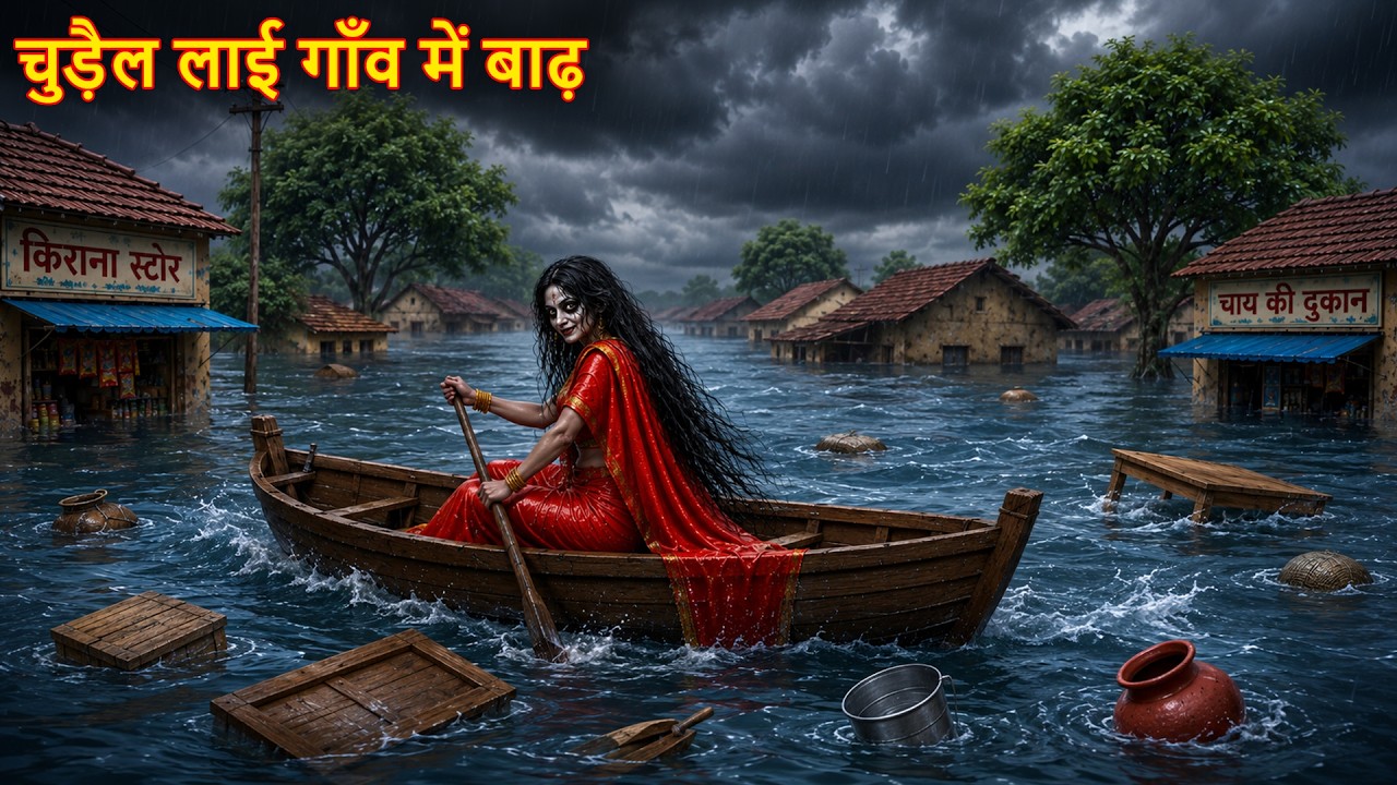 चुड़ैल लाई गाँव में बाढ़ | Flood Witch | Chudail Ki Kahaniya | Bhootiya Kahaniya | Horror Stories