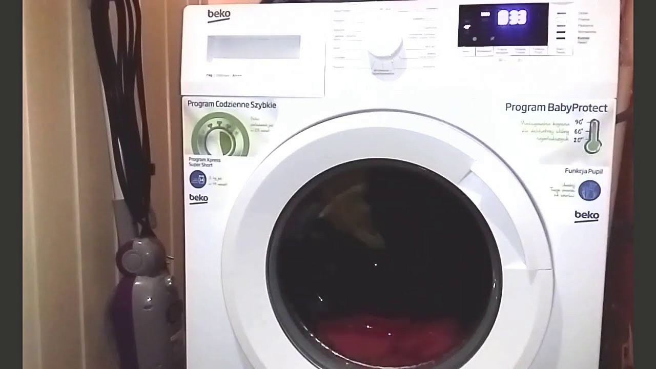 Beko SWRE-7512 XWW2: Xpress Super Short • 40° • 38 minut
