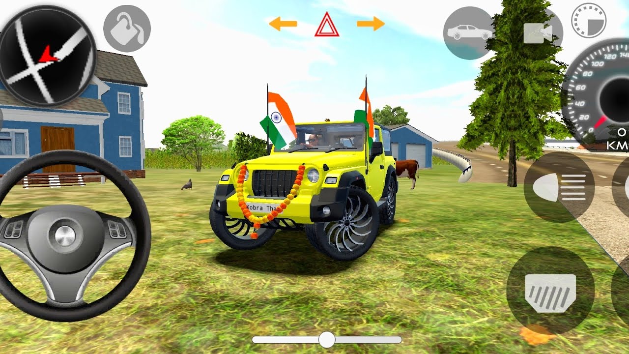 Modified Mahindra Thar😈Games:Indian Black Thar (Gadi Wala Games) Car Game Android Game - #2025