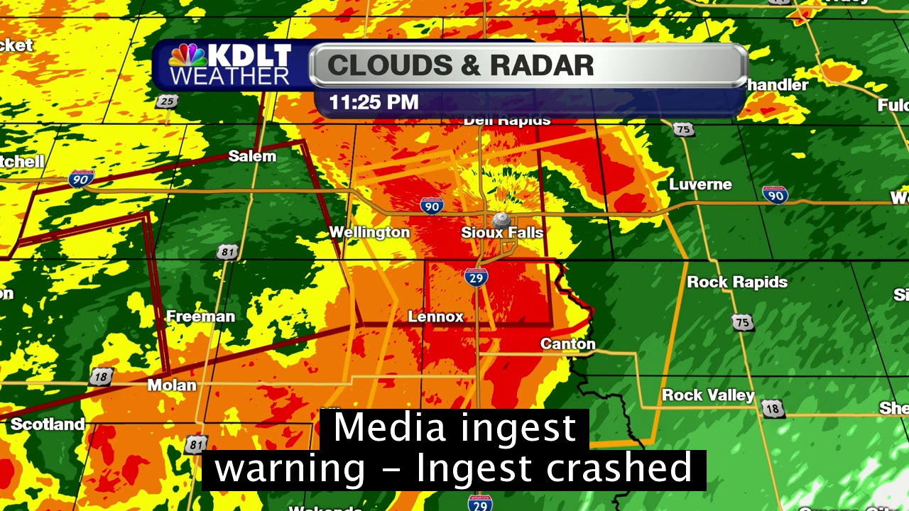 KDLT (NBC) Sioux Falls tornado coverage