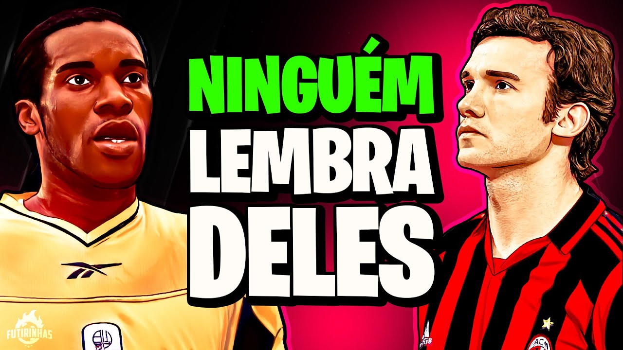 10 Grandes Jogadores de futebol que NINGUÉM LEMBRA