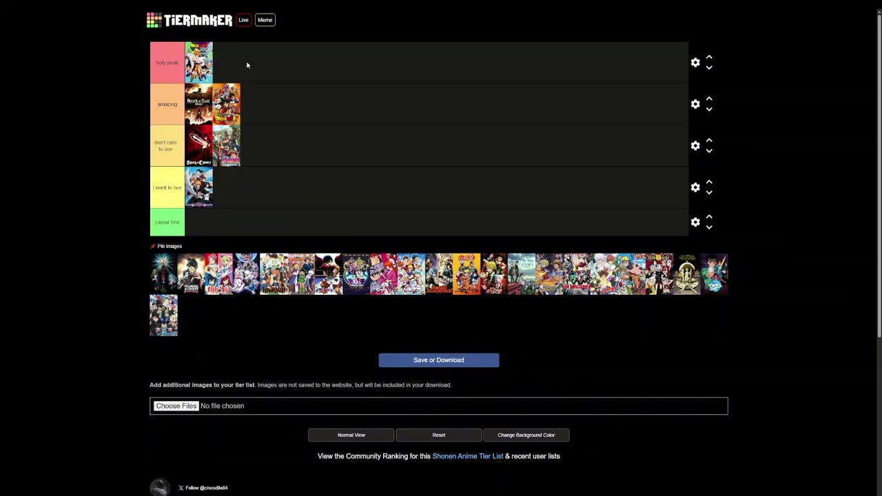 anime tier list