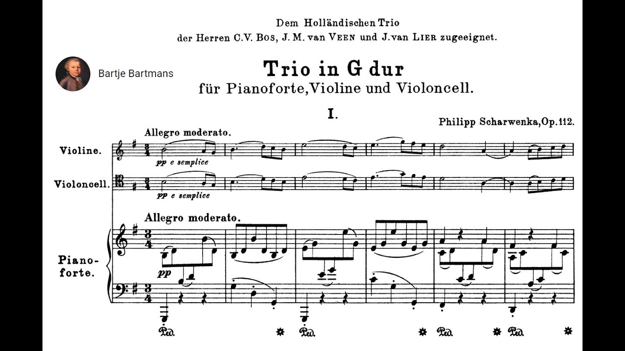 Philipp Scharwenka - Piano Trio, Op. 112 (1902)