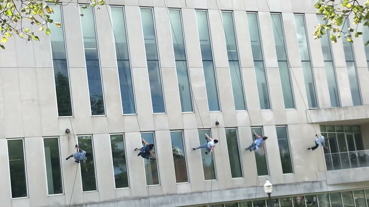 What an Amazing performance|Vertical Dance|Bandaloop at Virginia Tech #Verticaldance #bandaloop