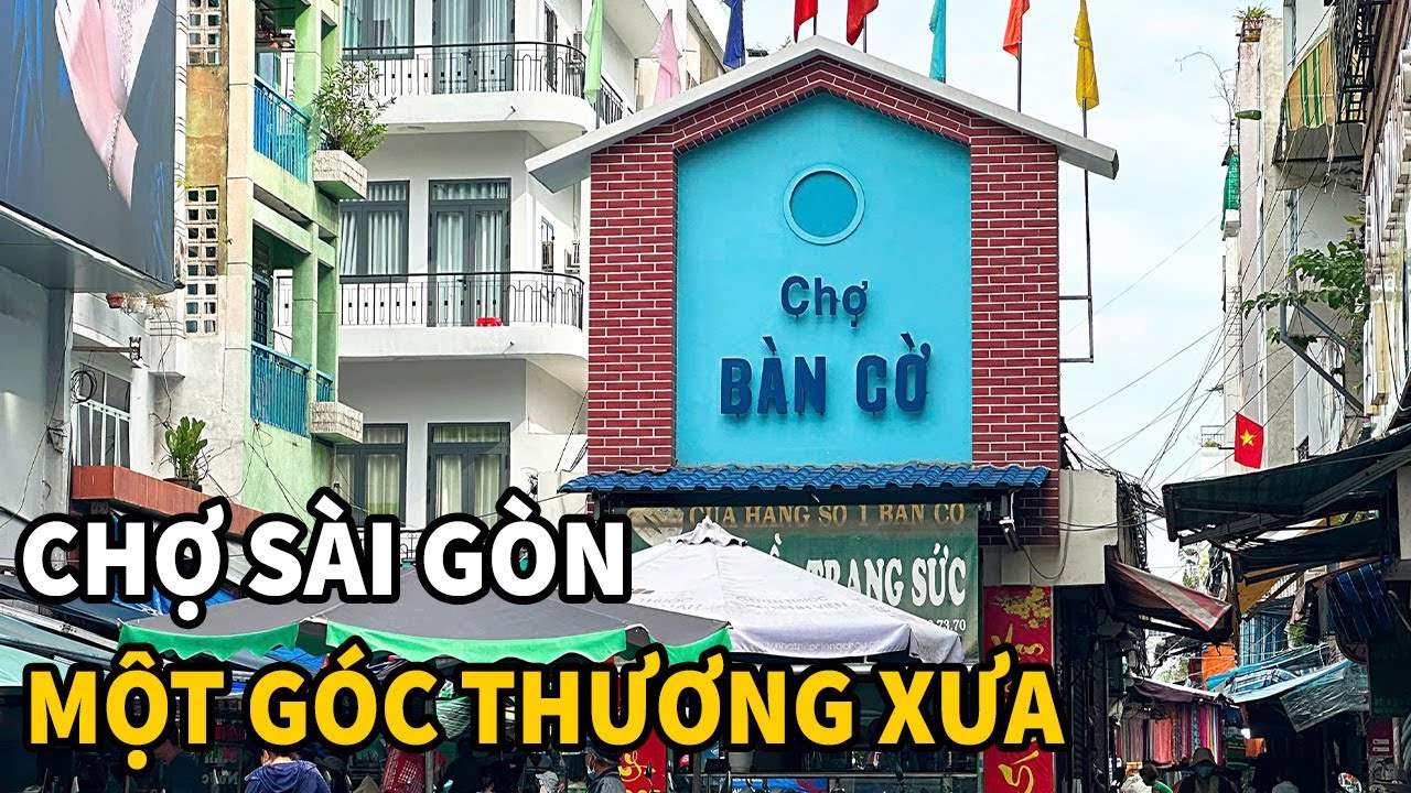 Lạ lùng CHỢ BÀN CỜ giữa Sài Gòn thương thương nhớ nhớ | Phố ẩm thực nhiều món ăn ngon, rẻ