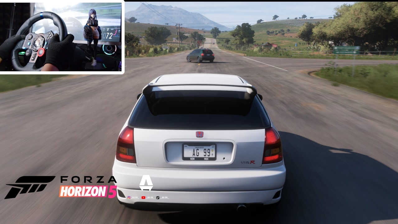 HONDA CIVIC TYPE R 1997 - FORZA HORIZON 5 | logitech g29 steering wheel