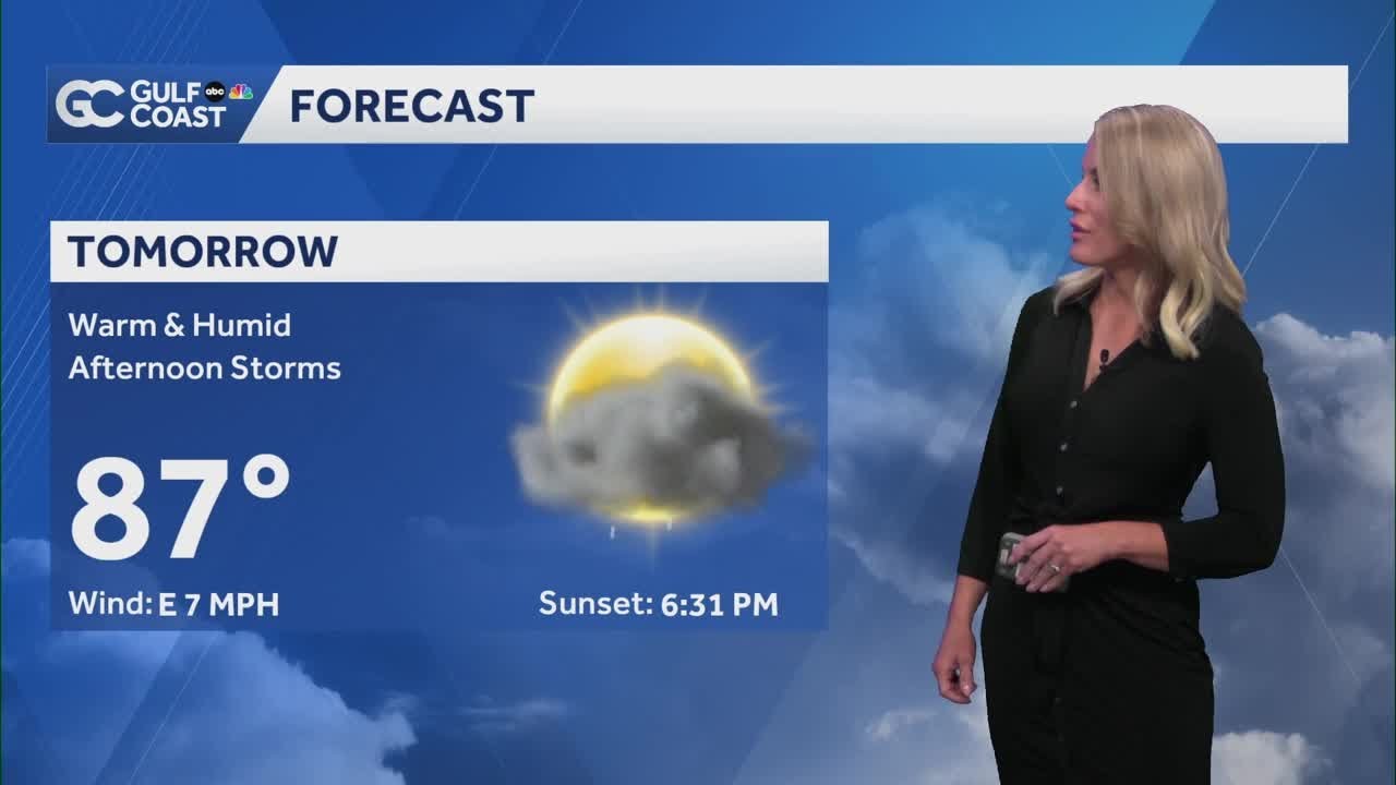 Coastal showers and storms return to Southwest Florida Friday afternoon