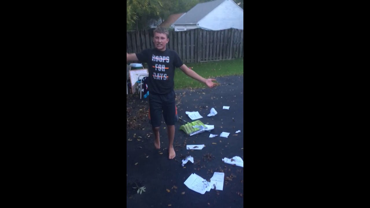 Nates homework meltdown