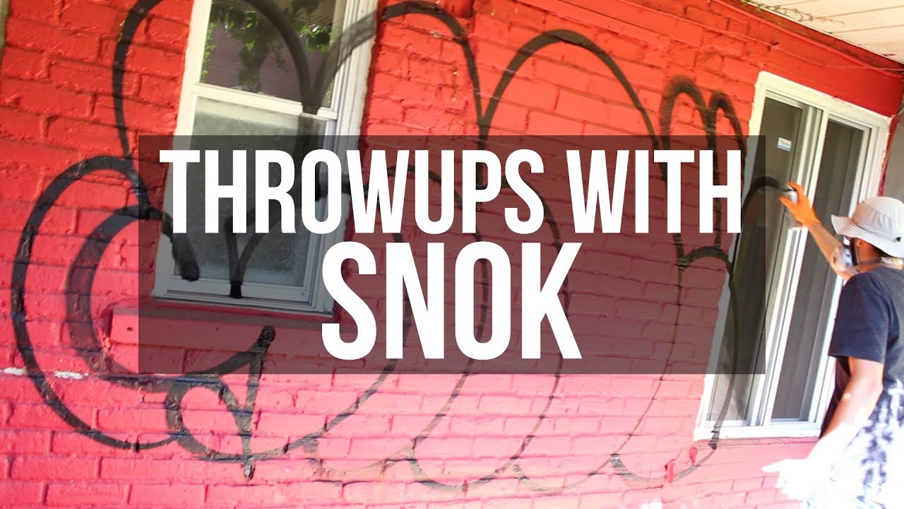 Graffiti Throwups with SNOK