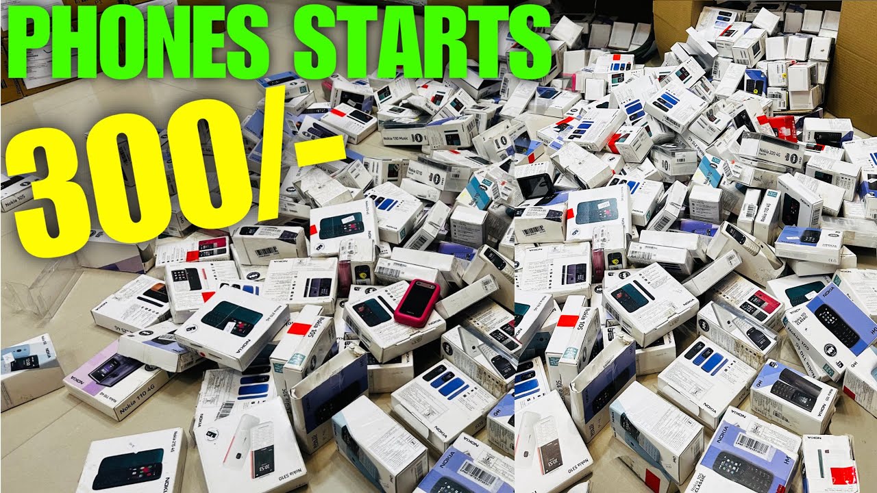 मात्र 300₹ से फ़ोन शुरू | Branded Phones at Wholesale Prices | Open Box Keypad Phones Wholesale