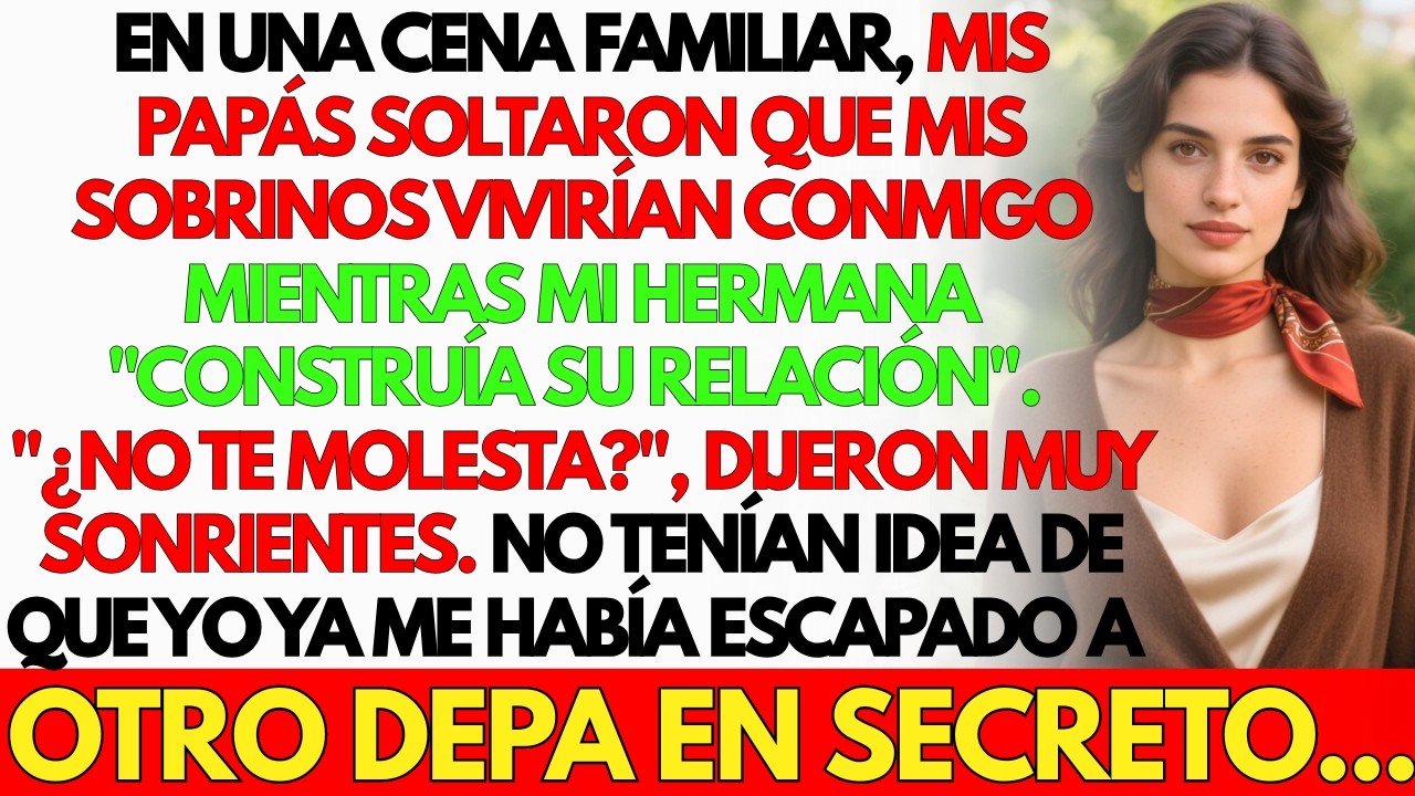 Mis papás soltaron que mis sobrinos vivirían conmigo mientras mi hermana 