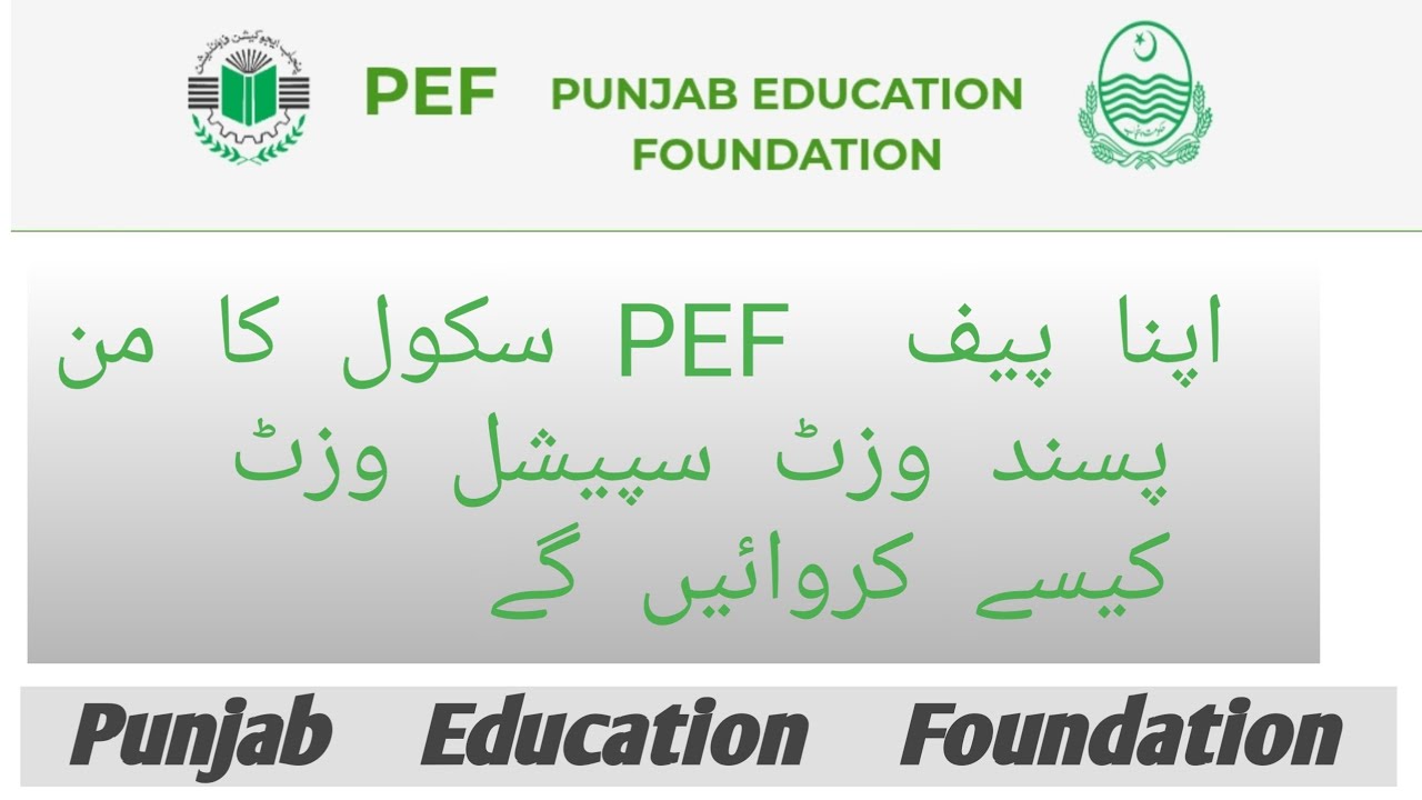 How to do special Visit by PEF Monitoring Team.