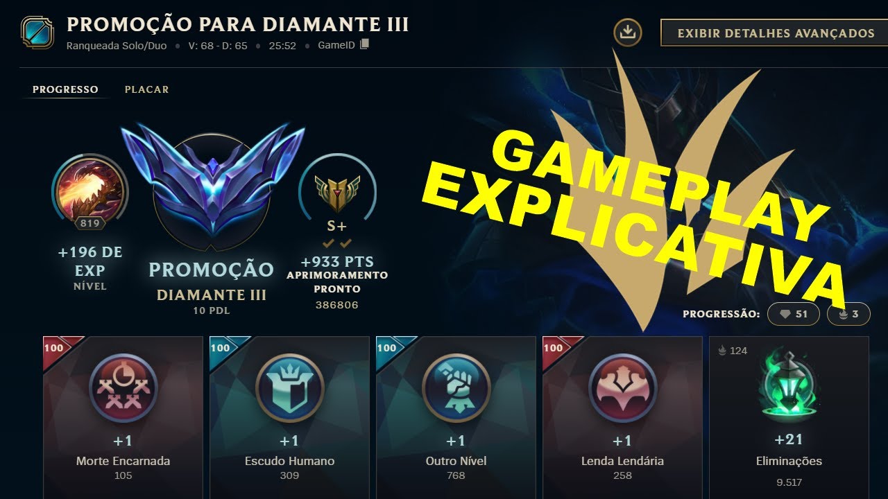 COMO UM GRÃO MESTRE CARREGA UM JOGO NO DIAMOND (EXPLICATIVA JUNGLER) PATCH 14.3