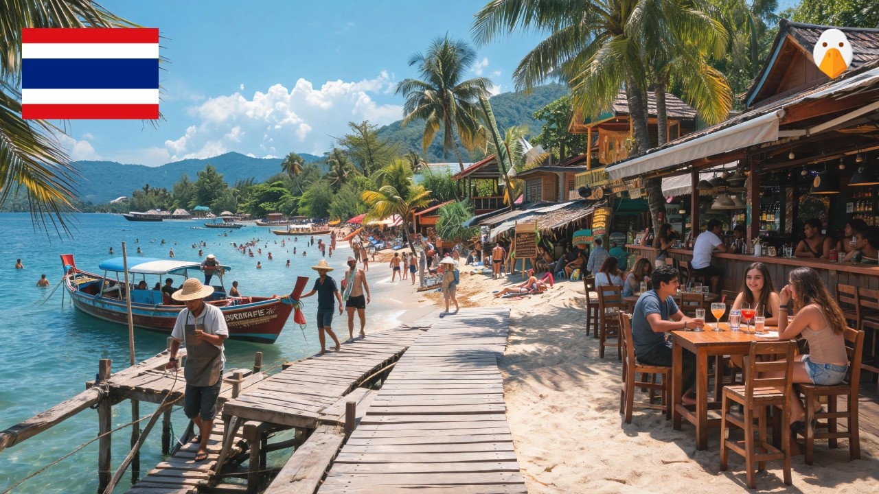 Koh Tao, Thailand🇹🇭 Most Relaxing Tropical Paradise Island in Thailand (4K UHD)