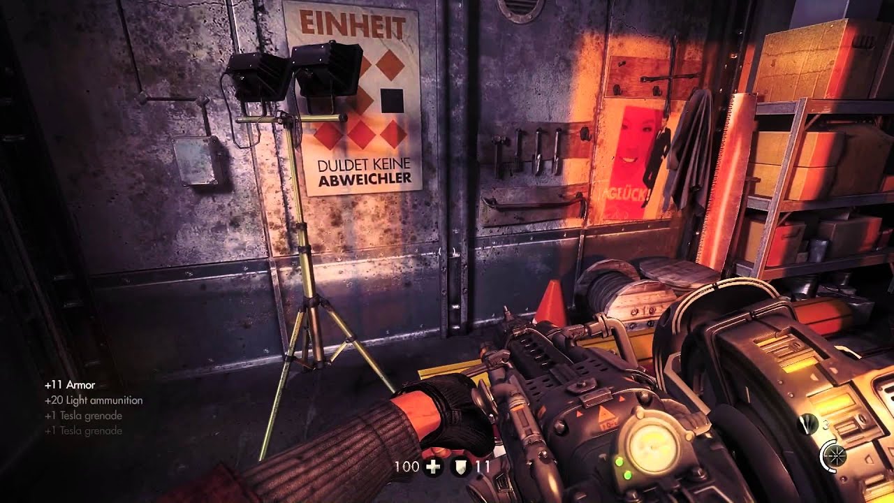 (1080p) Let's Play Wolfenstein: The New Order - Part 4