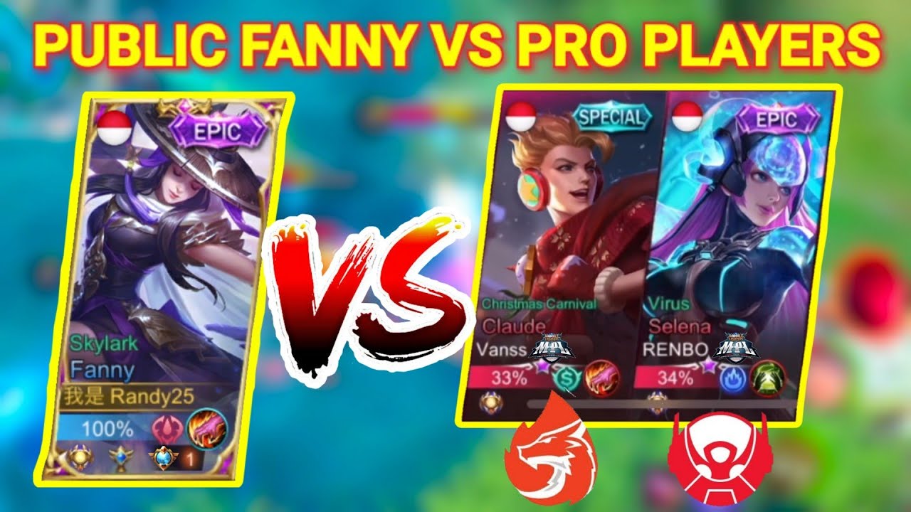 BTR RENBO + AURA VANSS VS RANDY25 FANNY!! SOLO RANK FANNY | Mobile Legends