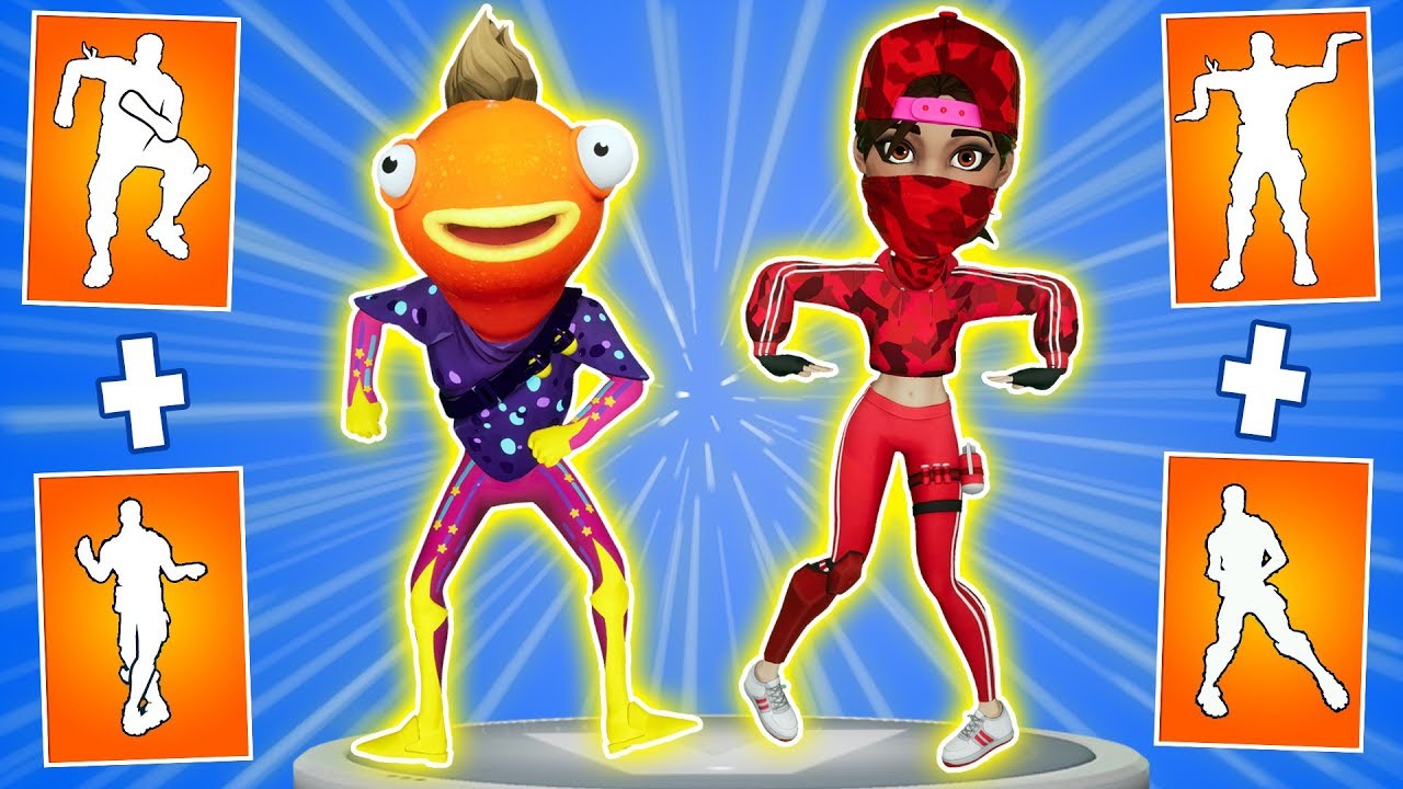 What happens if mix two Fortnite dances in one #16. Feelin' Jaunty dance + Fright Funk emote.