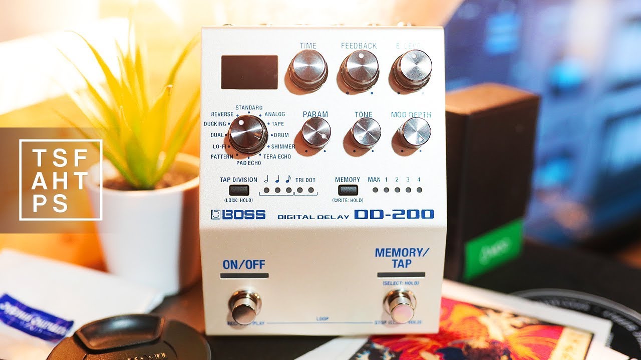 Цифровой дилей Boss DD-200 — первый взгляд