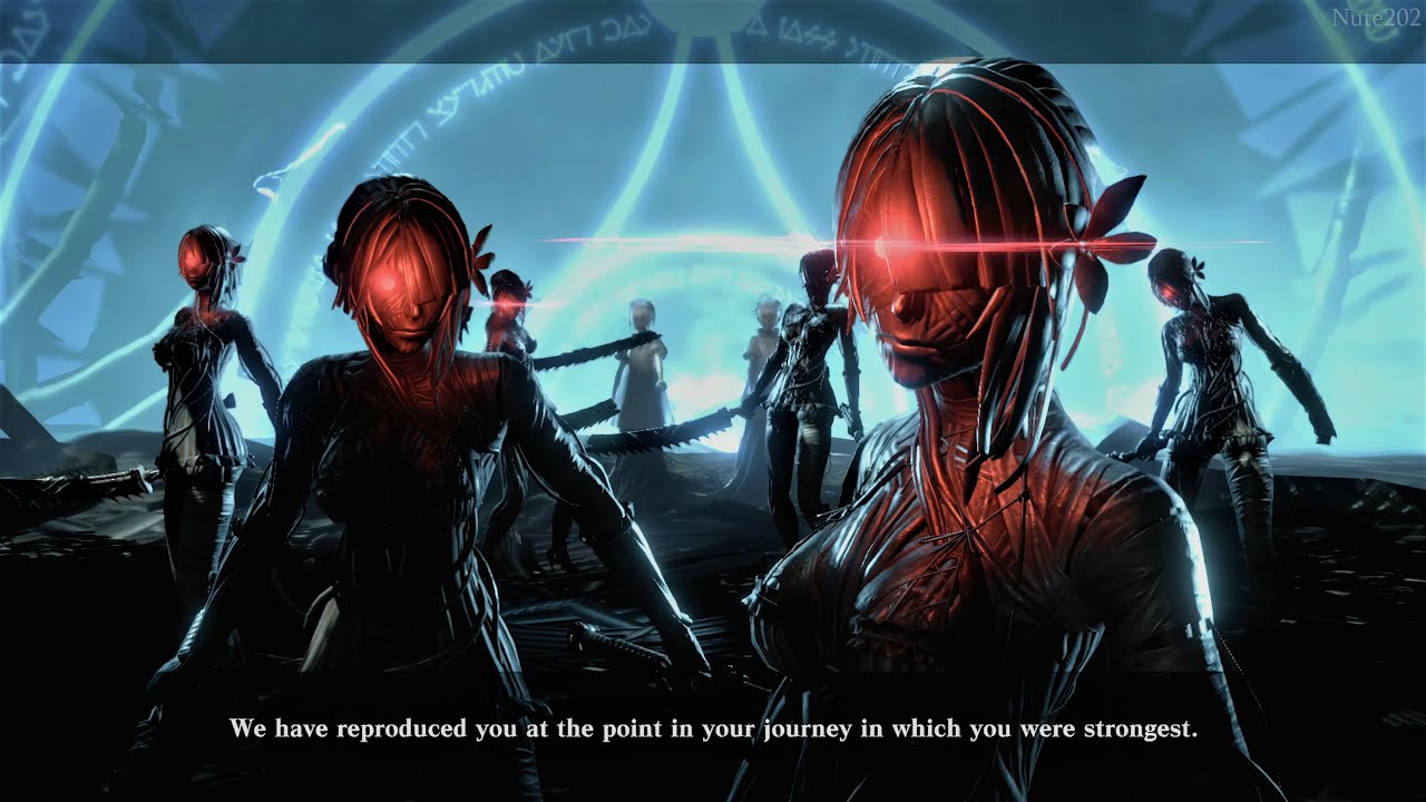 NieR Replicant | Kaine Data Clones Fight (Route E)