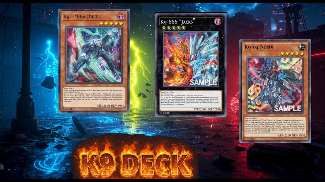MDPRO3 ,🐾 K9 Deck : Yu-Gi-Oh! Justice Hunters , [DOOD]  ,K9-666 “Jacks”