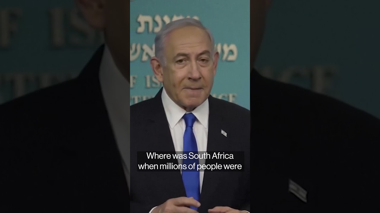 Netanyahu Blasts South Africa's 'Hypocrisy' Over ICJ Genocide Case