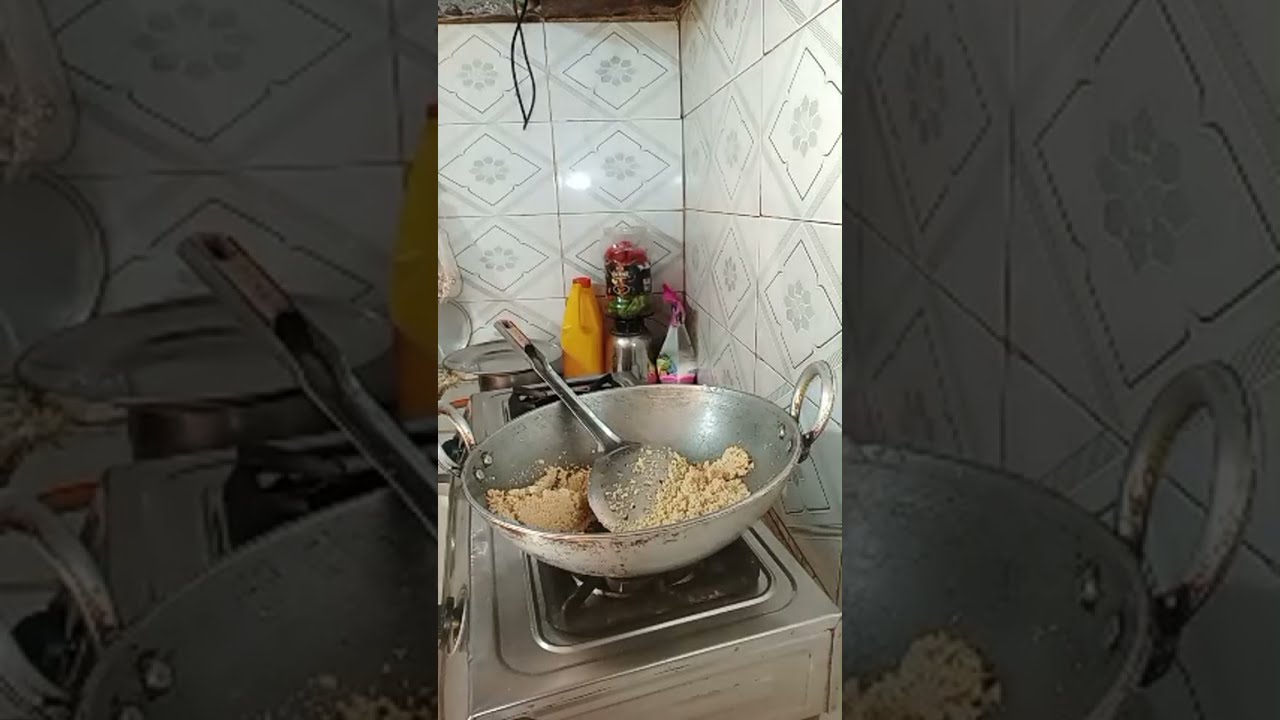 Maa beti simple cooking गांव का खानादेसी देसी तरीके से सूजी का हलवा