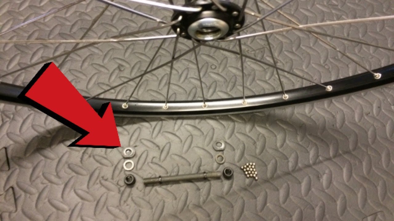 How To Service Shimano Ball Bearing Front Hub - Service A Shimano Hub