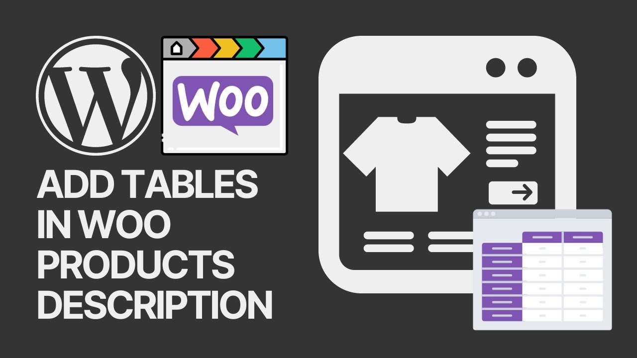How To Add Tables in WooCommerce Products Description? WordPress Plugin Tutorial 🛒