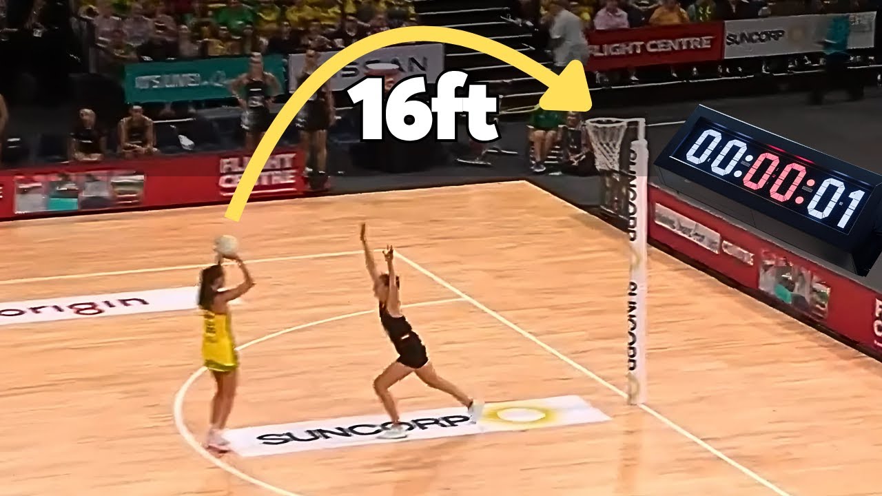 Best Last Minute Goals in Netball (Epic Buzzer Beaters)