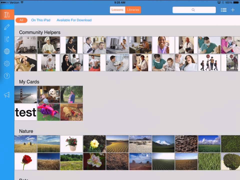 Using your own pictures in See.Touch.Learn