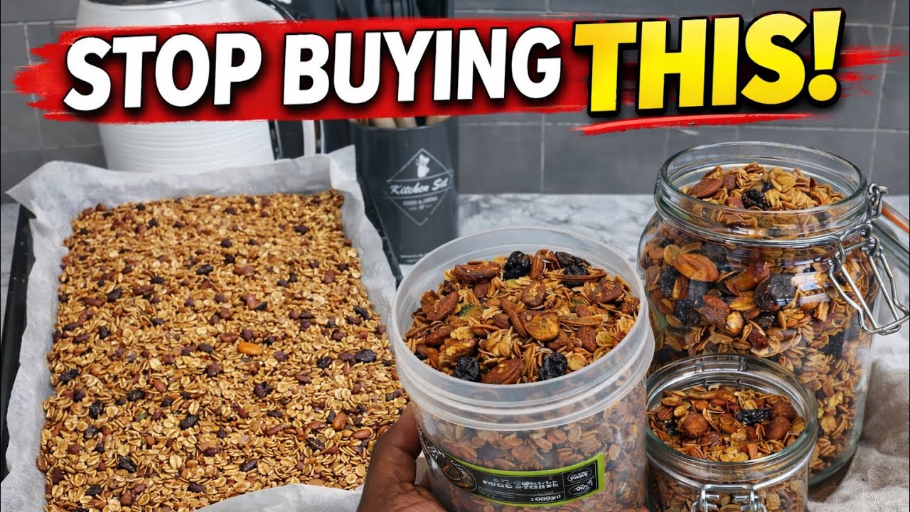 Stop Buying Store Granola! I Tried Making It at Home (So Easy!)