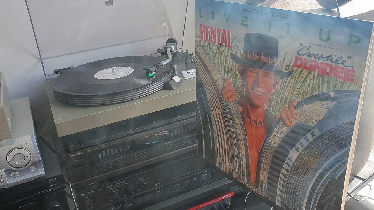 Mental As Anything  Live It Up 12 inch Vinyl From Crocodile Dundee