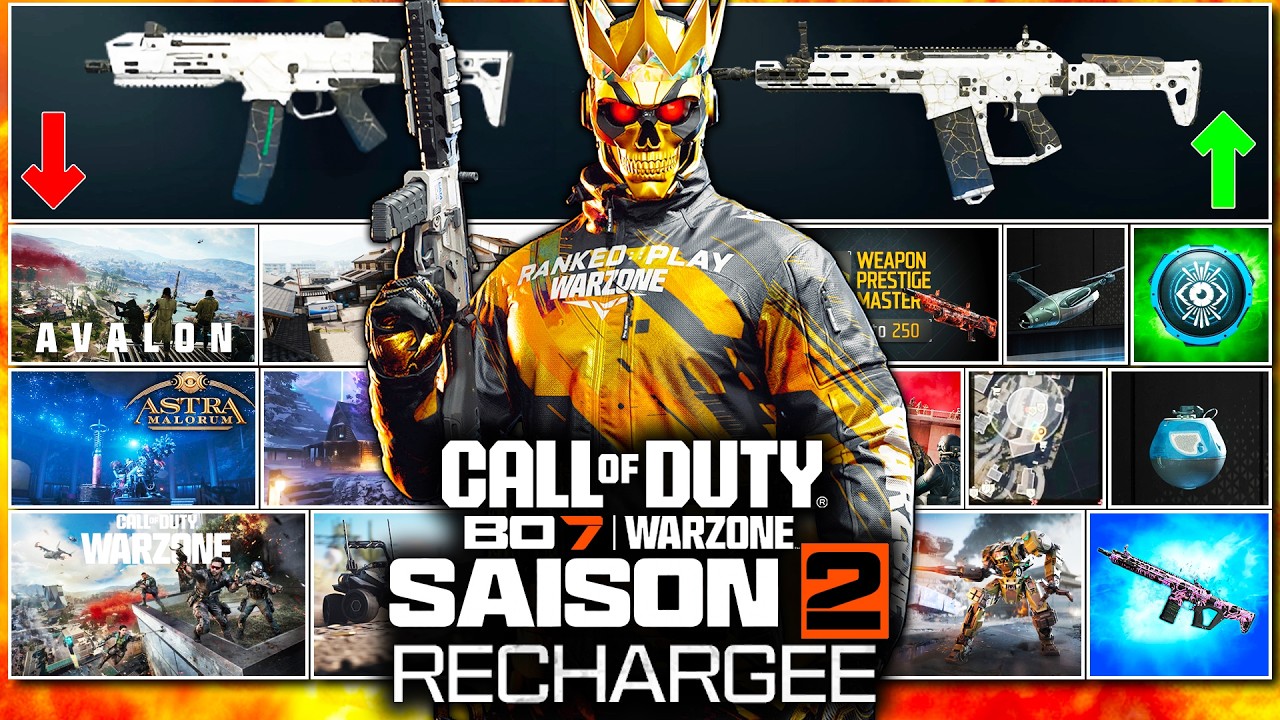 LES 80 CHANGEMENTS DE LA SAISON 2 RECHARGÉE DE BLACK OPS 7 & WARZONE (PATCH NOTE + ÉQUILIBRAGE)