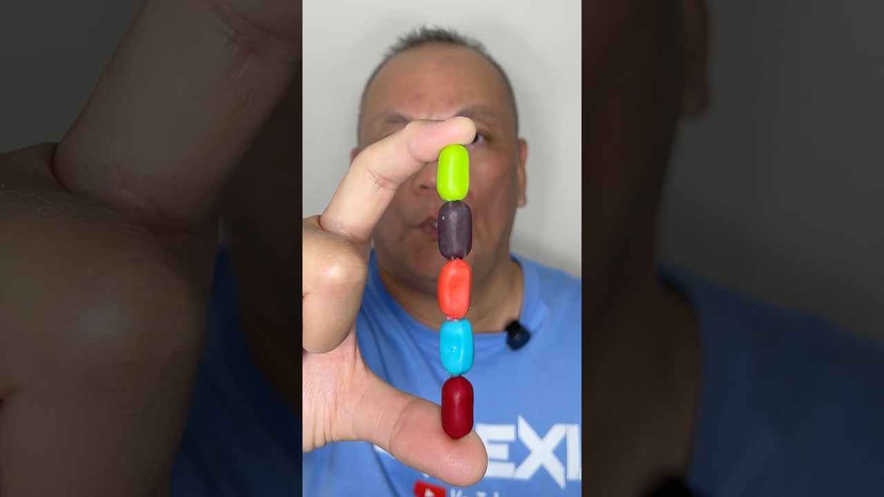 👂ASMR JOLLY RANCHER CHEWY POPPERS CANDY (5 FLAVORS) EATING SOUNDS👂#shorts #asmr