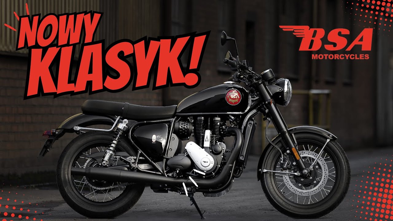 Ultra klasyk - BSA Gold Star 650 Shadow Black - prezentacja Szczecin
