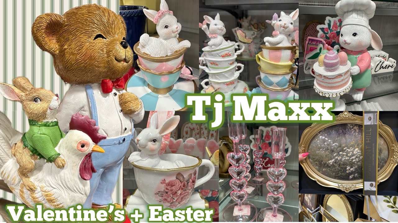 TJ Maxx: Покупки со мной 2026 | Новые товары для украшения дома ко Дню святого Валентина и Пасхе 🌸🐰
