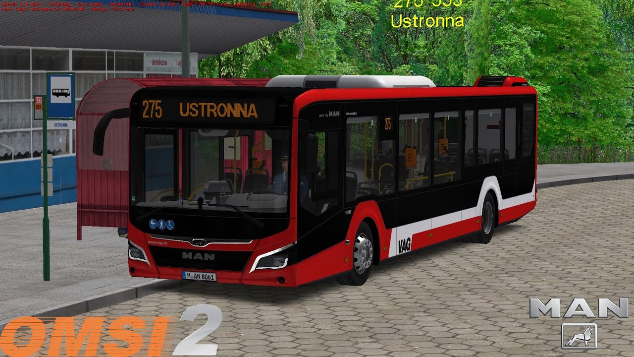 Omsi 2 - Fikcyjny Szczecin - Line 275 - MAN New Lion's City 12C