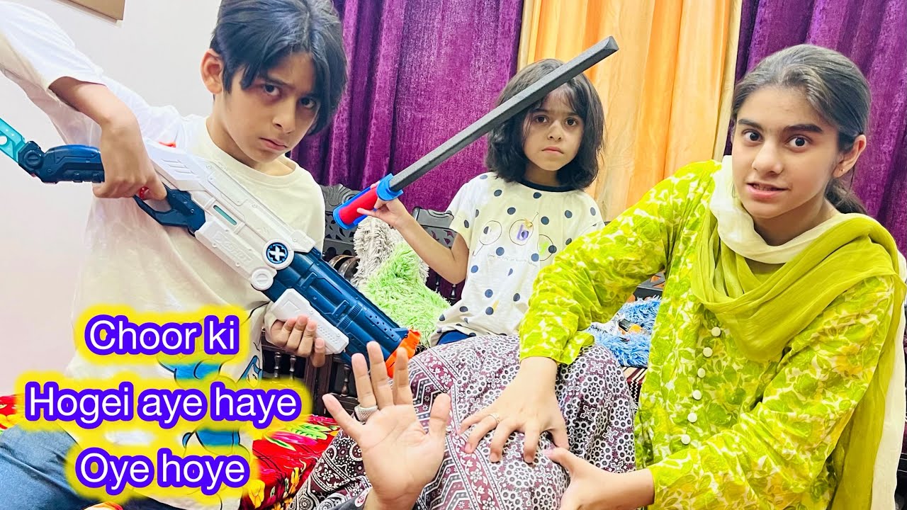 Home Alone 😱 || Stranger 🥷|| Motivational|| Comedy 🎭||#subscribe #summervibes @fizzahsfamily